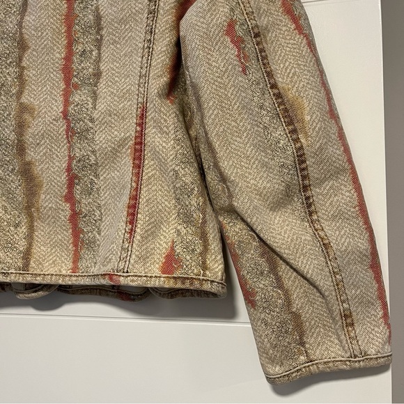 Cimarron | Vintage Patterned Denim Jacket - Picture 12 of 14